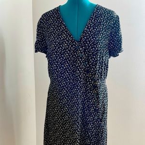 Madewell floral button detail mini dress - Size 16